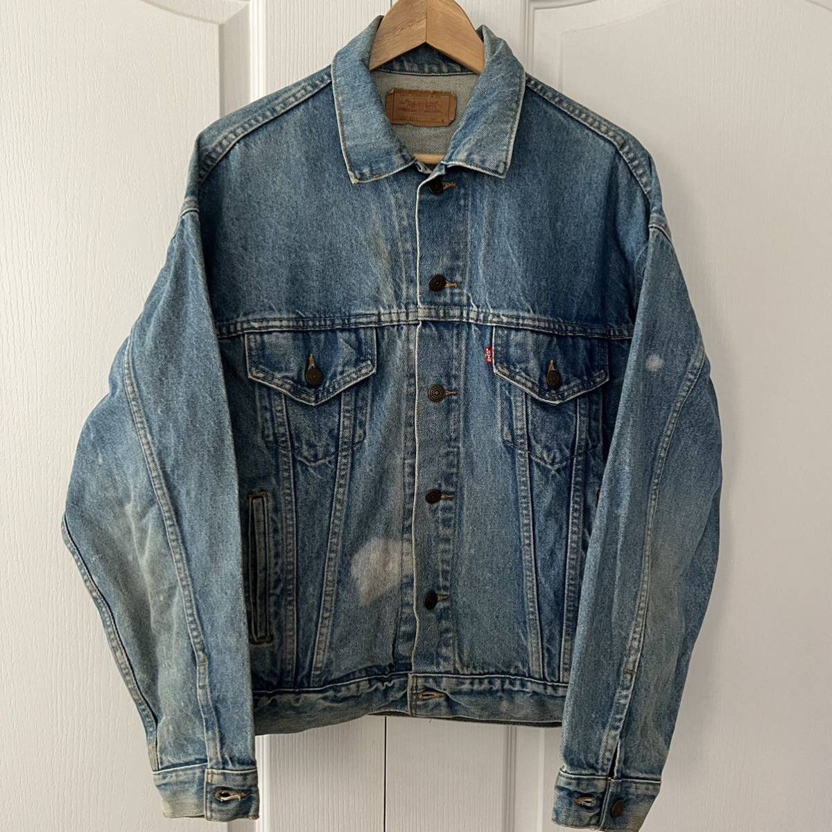 90's Levi's 71506 USA製 リーバイス デニムジャケット Gジャン M ジージャン 米国製 アメリカ製 90年代 Lサイズ相当 ビンテージ 71505