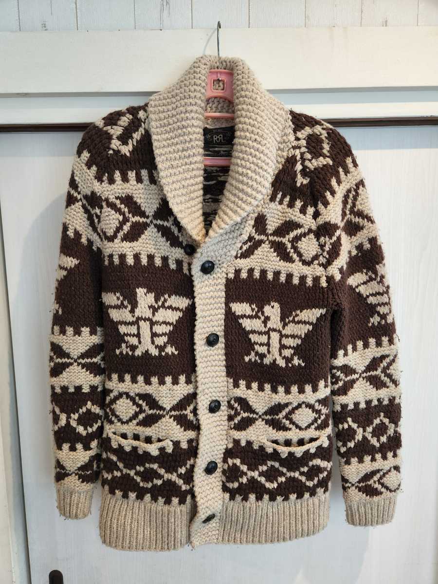 通販激安】 RRL ダブルアールエル カウチンニット ハンドニット HAND