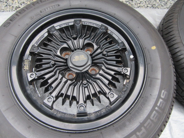開催中 無限 MUGEN CF-48 14インチ 6J 38 PCD100 4H 4穴 ハブ径約56mm