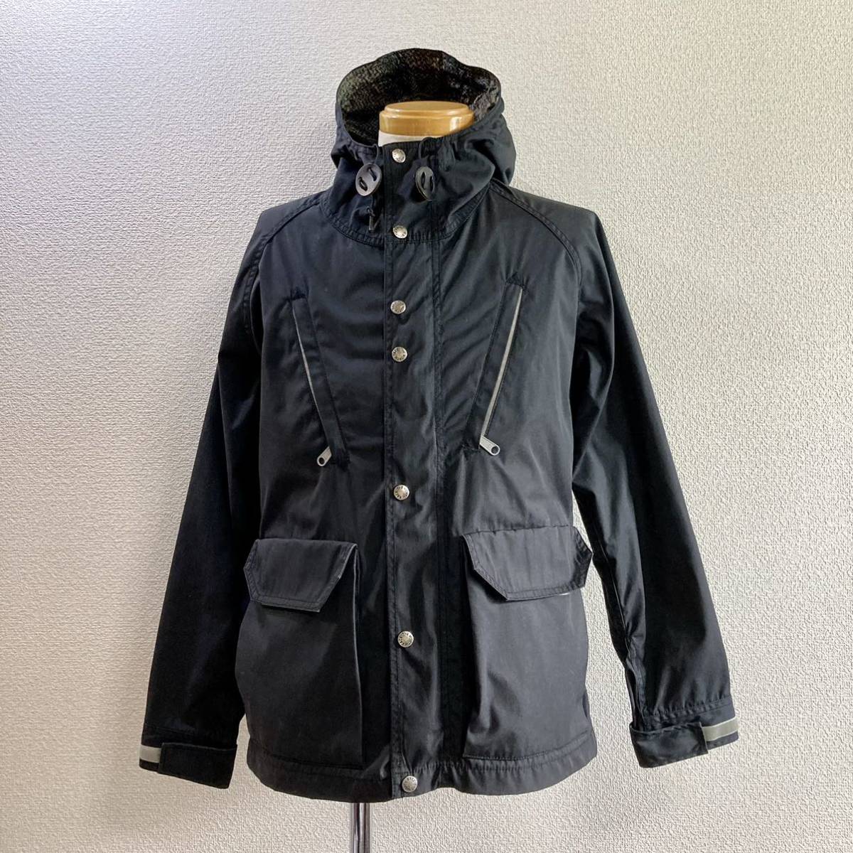 ノースフェイス パープルレーベル THE NORTH FACE PURPLE LABEL ナナミカ nanamica マウンテンパーカー M ブラック 黒 65/35 Bayhead Cloth_画像1