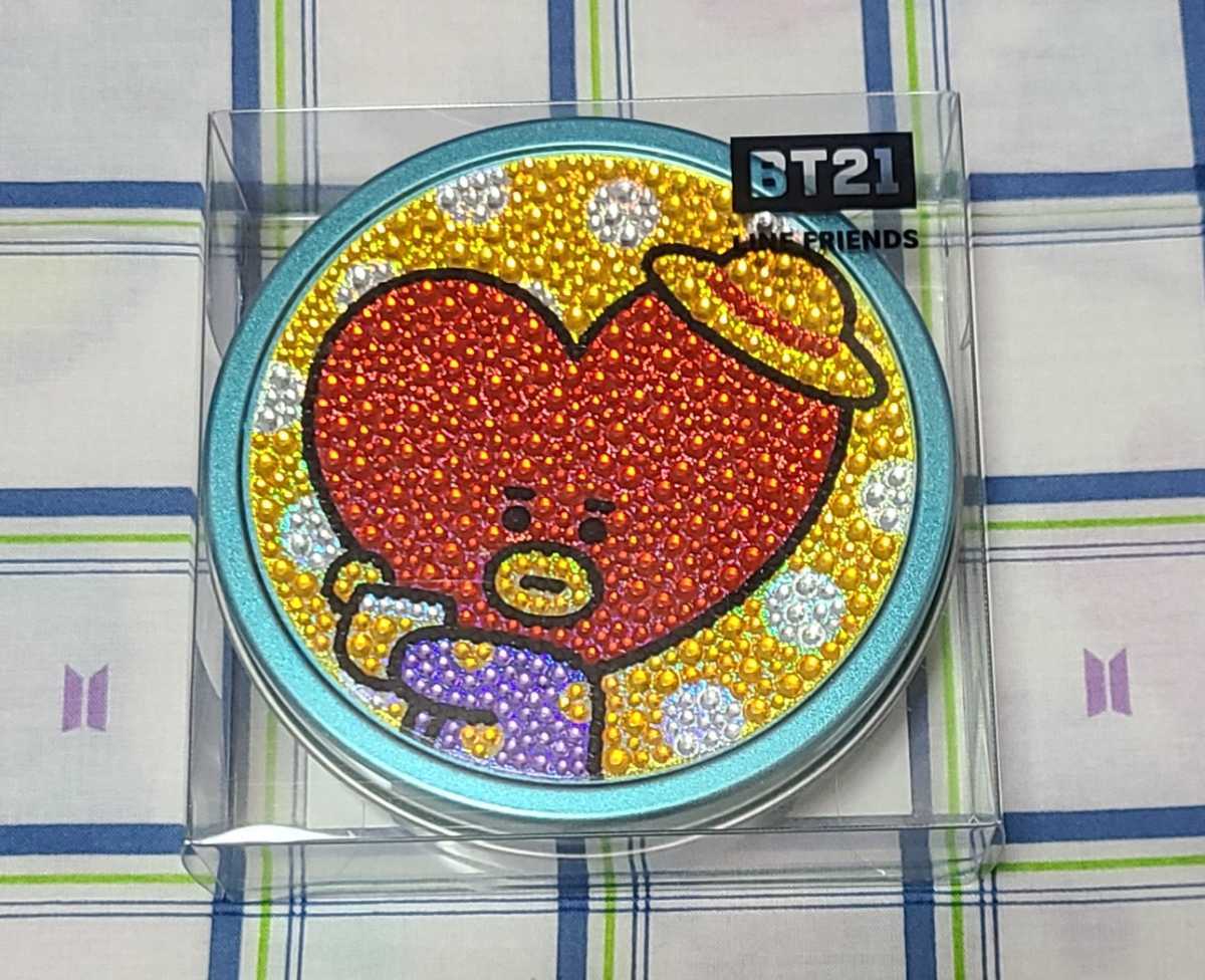 BTS 防弾少年団 BT21 LINEフレンズ スパークスラウンドカン サマー TATA テヒョン キムテヒョン V_画像1