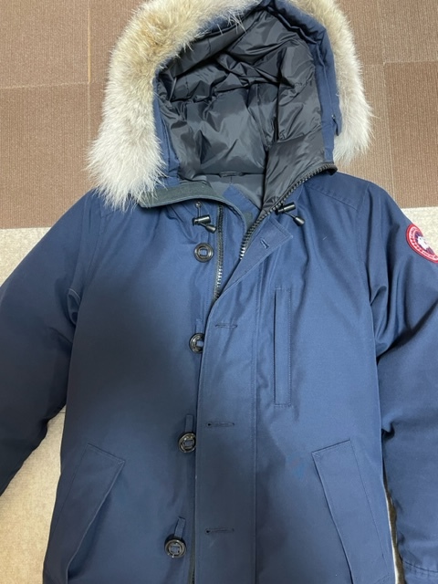 【新品同様】CANADA GOOSE JASPER PARKA NAVY カナダグース ジャスパー パーカー ネイビー ダウンジャケット サイズXS