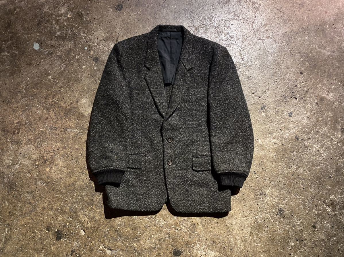 HOMME COMME des GARCONS 1978~1984 リブ袖ウール2Bジャケット オム