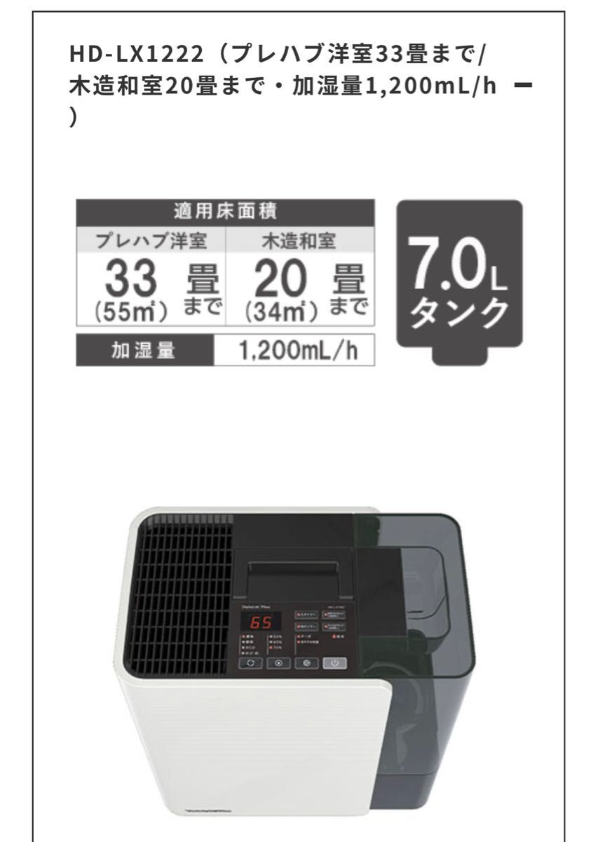 新品未開封 ダイニチ工業 ハイブリッド式加湿器 Dainichi Plus サンド