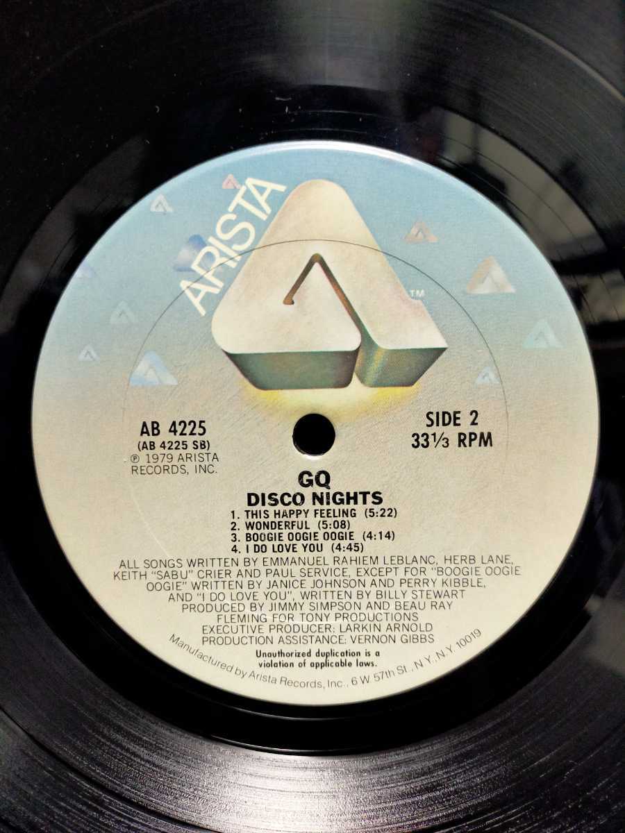 GQ - Disco Nights【LP】1979' Us Original/Boogie oogie oogie収録/Rare_画像3