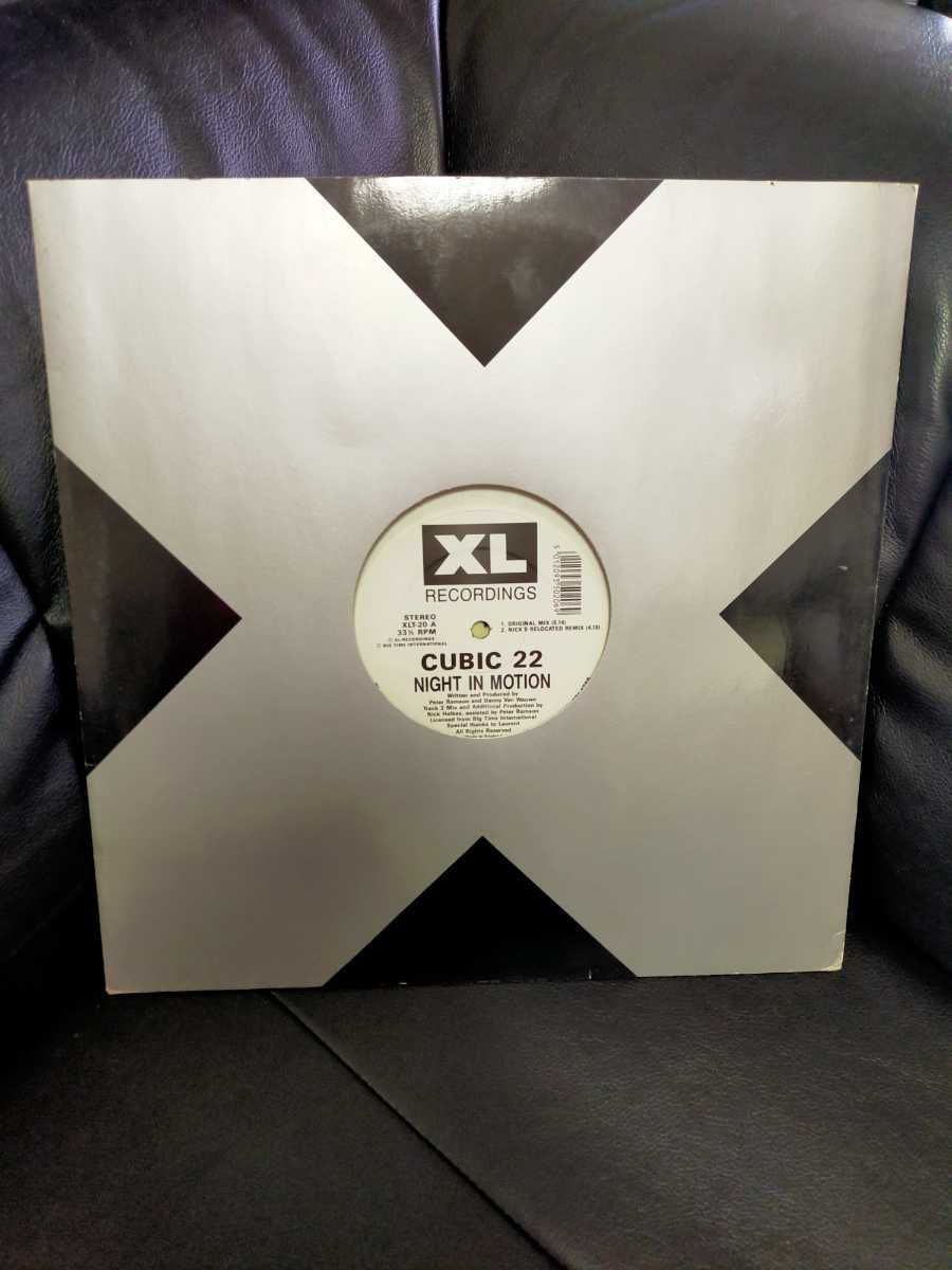 CUBIC 22 - NIGHT IN MOTION【12inch】1990's UK盤_画像1