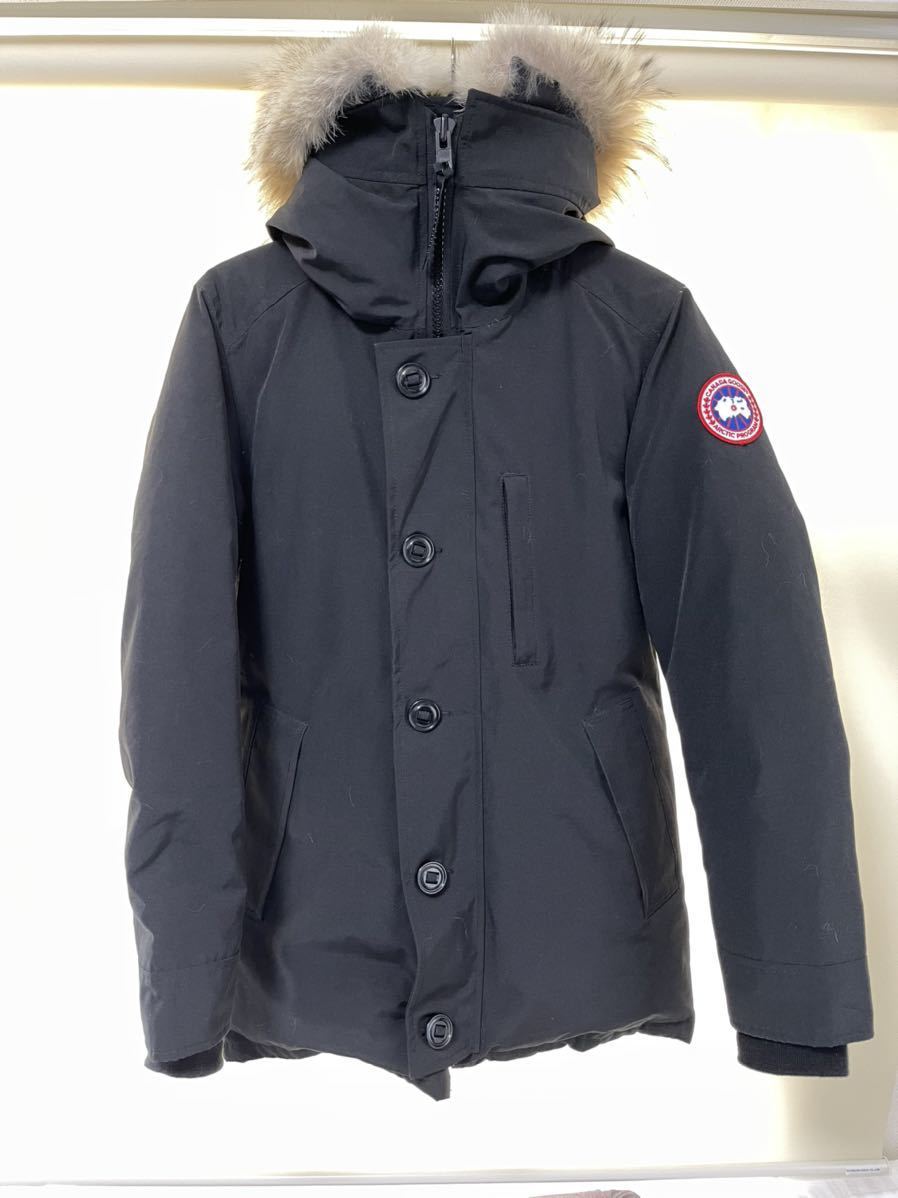 CANADA GOOSE JASPER PARKA BLACK SIZE S カナダグース ジャスパー