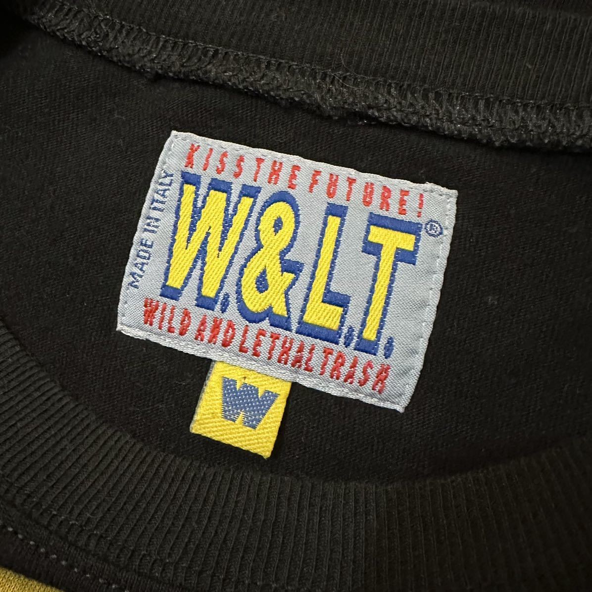 w< パクパクくん friends ロングスリーブ Tシャツ walter van