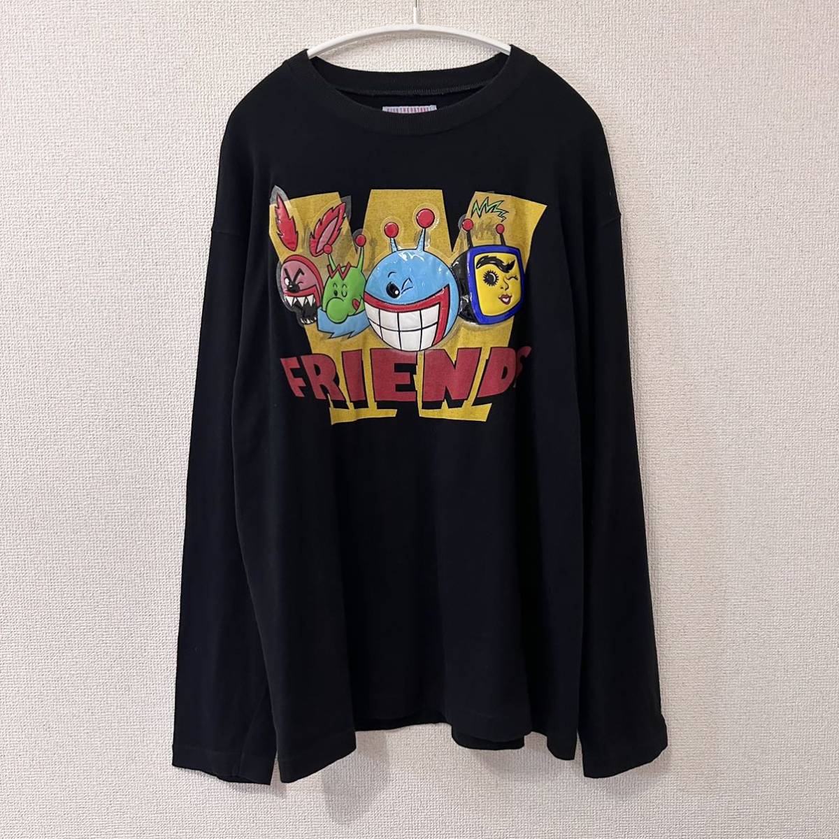 w< パクパクくん friends ロングスリーブ Tシャツ walter van beirendonck_画像1