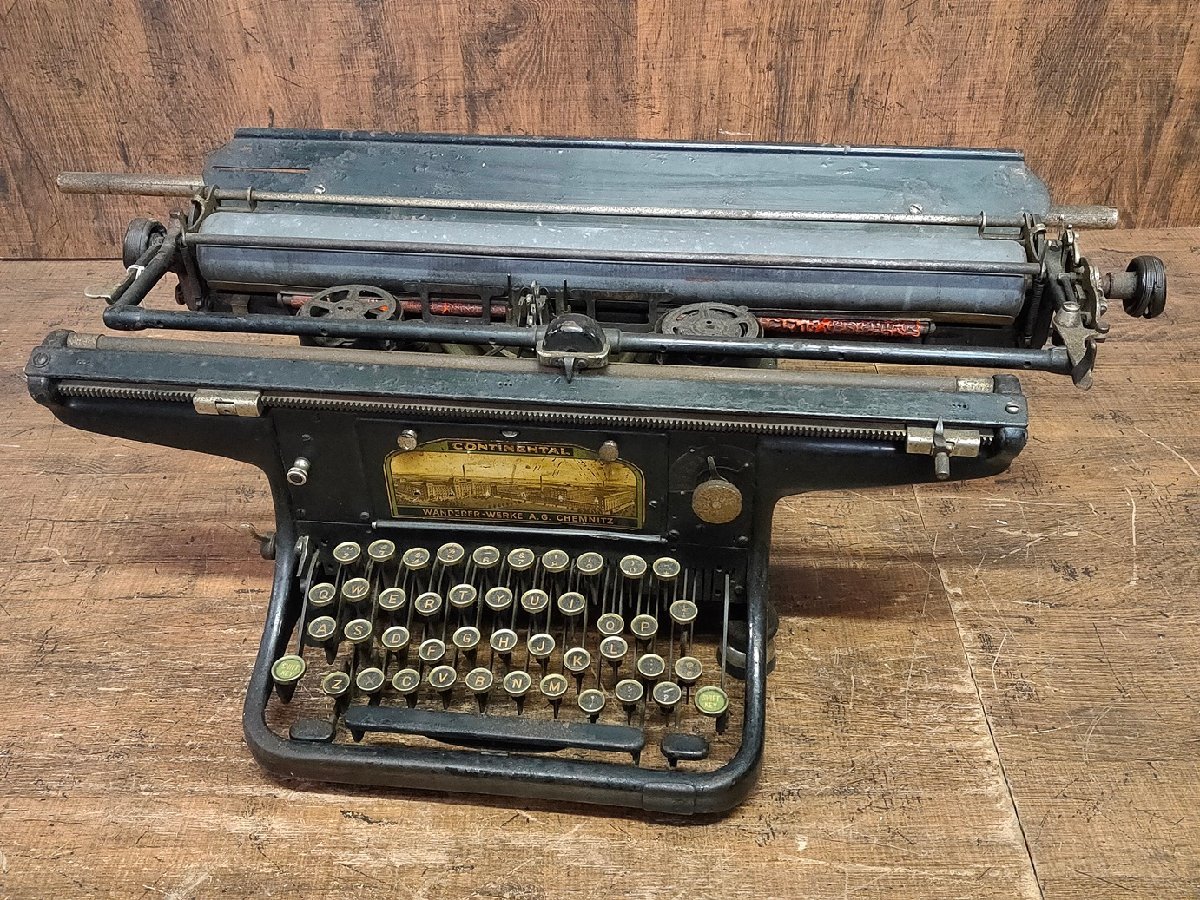  typewriter WANDERER WERKE CONTINENTAL Germany made antique 112908A/SR6