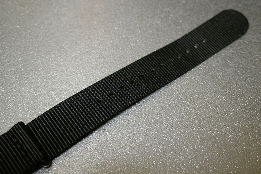 * rug width 20mm black black tail pills : black black * NATO strap wristwatch nylon belt band *