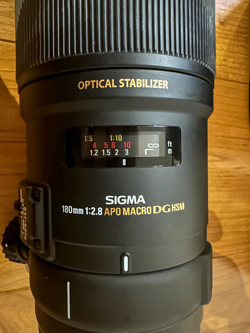 SIGMA 単焦点マクロレンズ APO MACRO 180mm EX DG OS HSM ニコン用