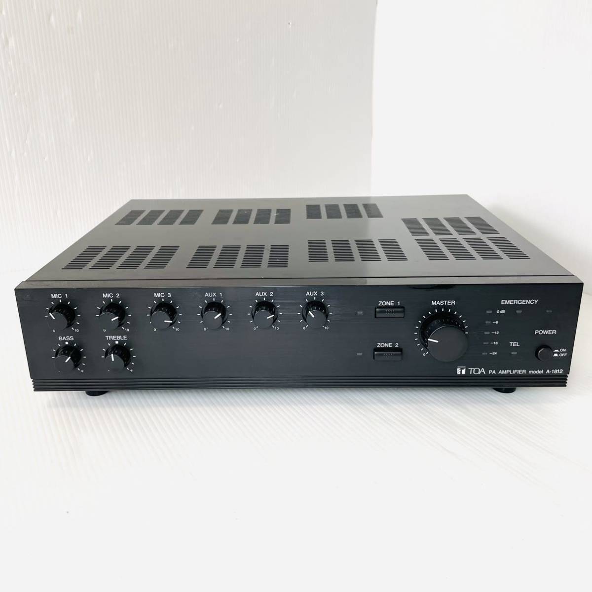 動作品】TOA A-1812 120ワット放送用アンプ www.dinh.dk