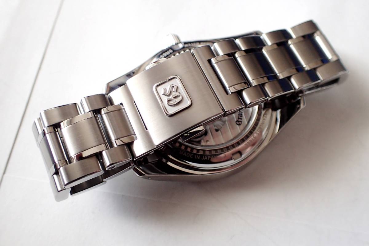超美品/2022年7月 定価57万 Grand Seiko/グランドセイコー ヘリテージコレクション 限定 SBGA469 勝色/ブルー メンズ腕時計