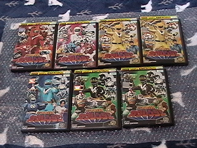 【在庫有】DVD/ブルーレイ送料無料 DVD 忍者戦隊カクレンジャー 7巻セット 2巻、4巻、7巻欠品