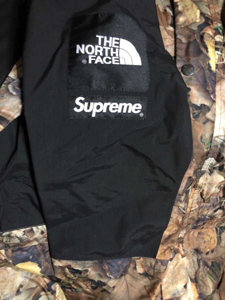 THE NORTH FACE Supreme シュプリーム 枯葉 ノースフェイス Leaves Mountain Light Jacket Sサイズ マウンテンパーカー ジャケット_画像7