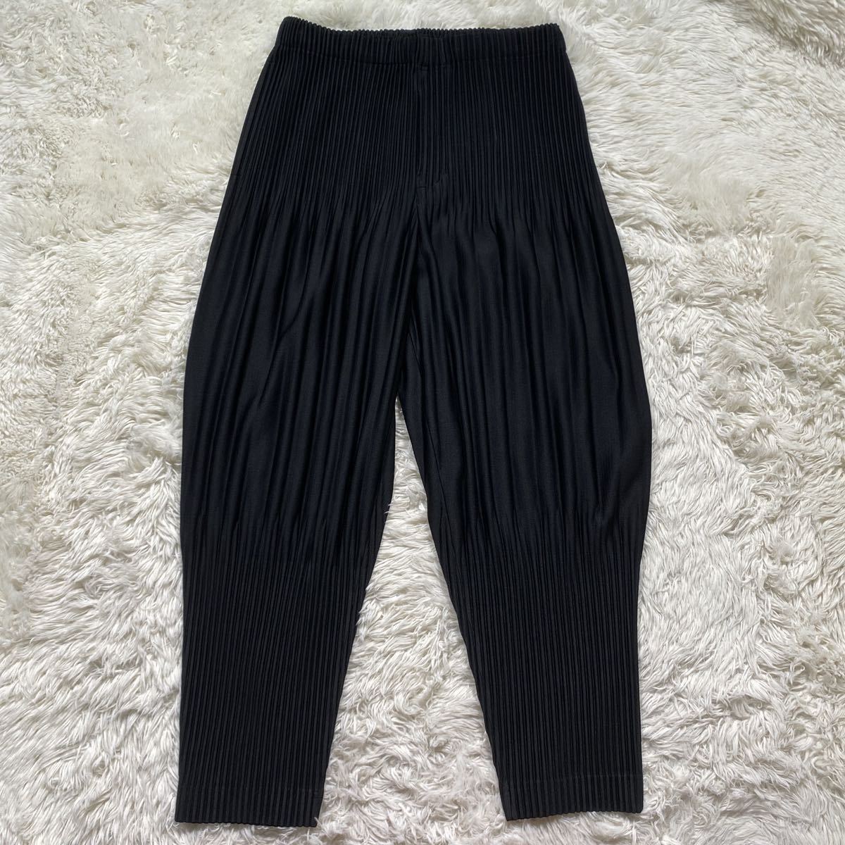当季大流行 希少 Homme パンツ イッセイミヤケ□プリーツ ギャザー