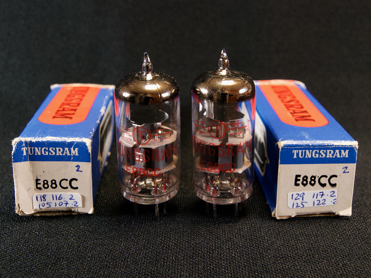 殿堂 ♪♪Tungsram #1、イギリス・タンズラム♪♪ NIB品ペア E88CC