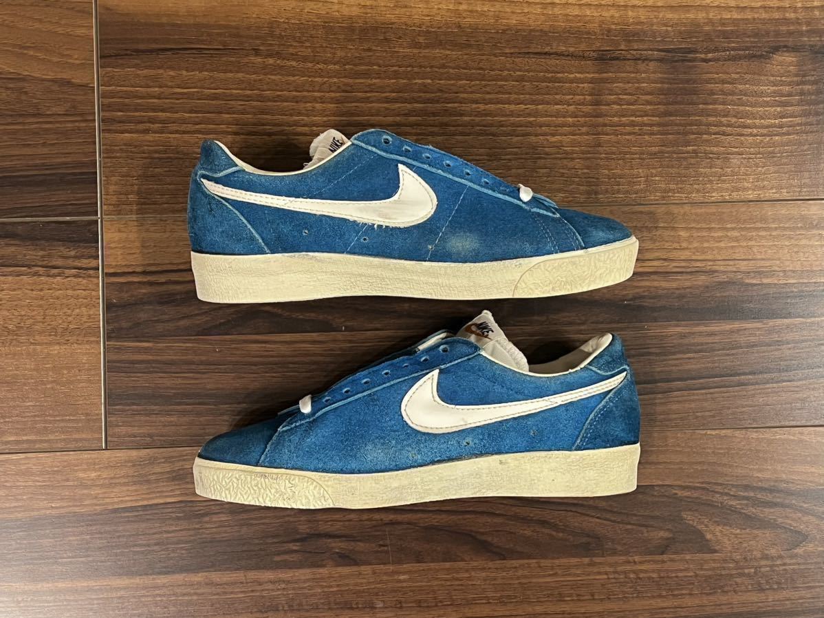 美品 70s NIKE ブルインスウェード 青 日本製 実寸26cm オレンジタグ