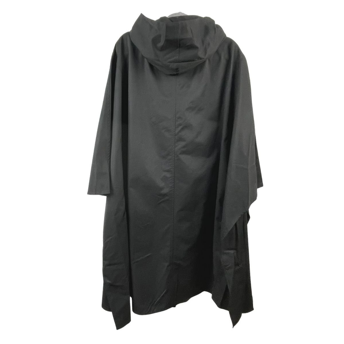 返品不可】 nala Hooded caqe Hooded コート coat ブラック coat - www