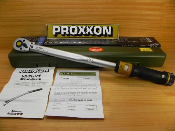 定期入れの プロクソン 1/2(12.7)トルクレンチ MC200 (40～210Nm) PROXXON マイクロクリック 83353 タイヤ交換 トルクレンチ