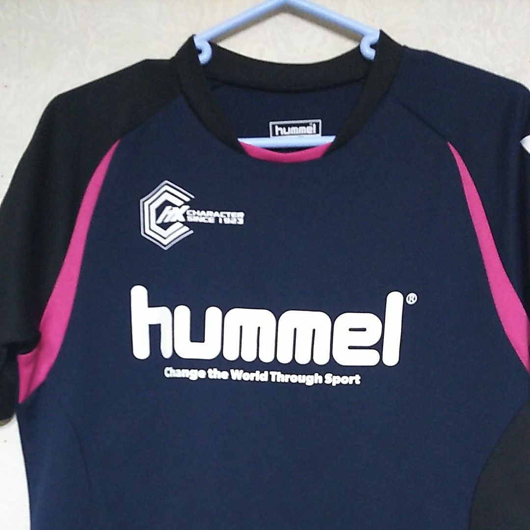 (中古品)ヒュンメル(hummeI)   半袖Tシャツ  サイズSS  サッカー  フットサル マラソン ジョギング 半袖