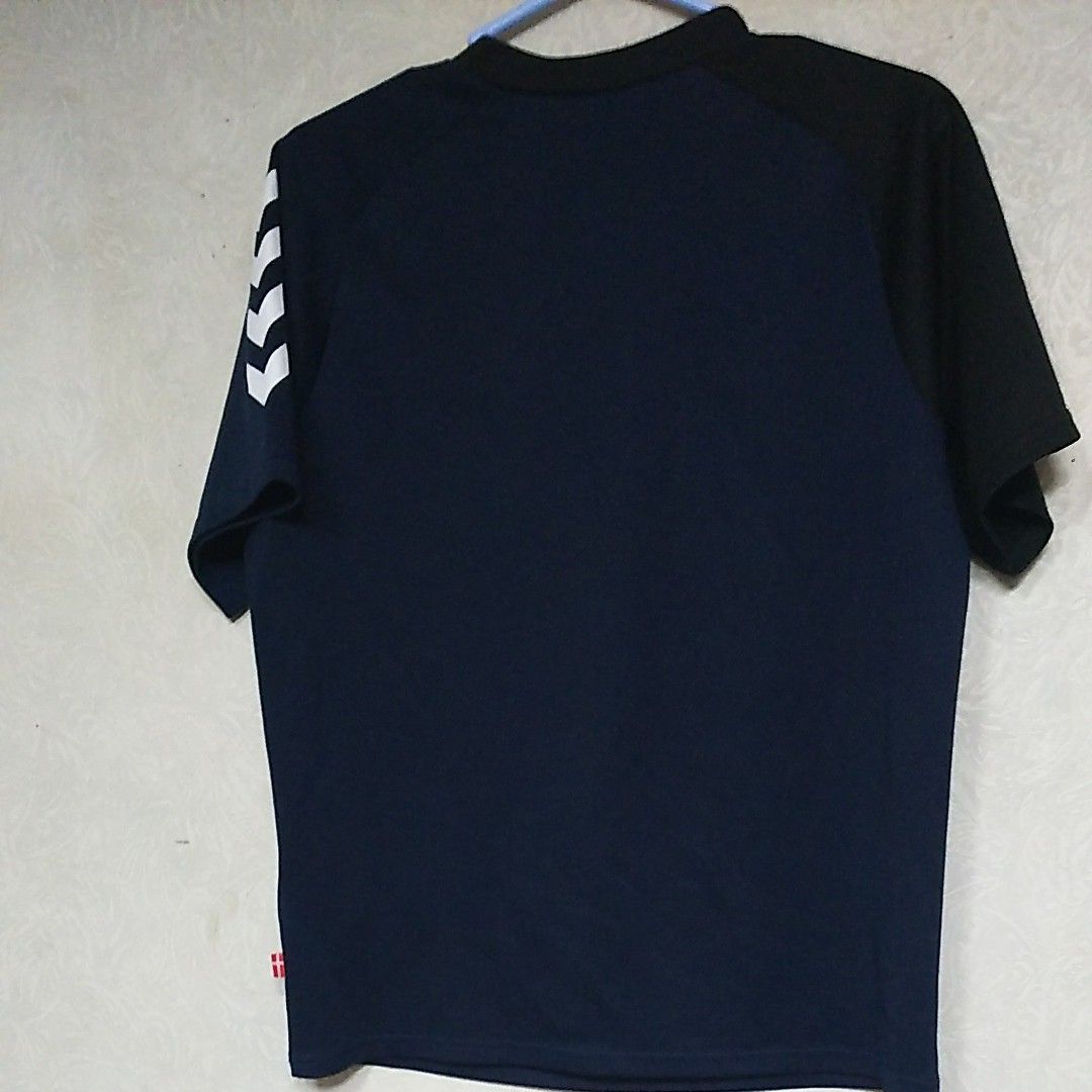 (中古品)ヒュンメル(hummeI)   半袖Tシャツ  サイズSS  サッカー  フットサル マラソン ジョギング 半袖