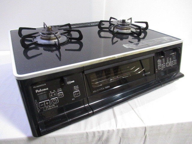 ネット売品 Paloma PA-A64WCK-R ガス コンロ 2020年製 LPガス用 家電