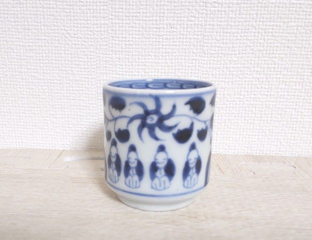 お値下げしました、古伊万里 染付人物・獅子覗 お値下げしました、古伊万里 染付 人物・獅子覗 陶芸