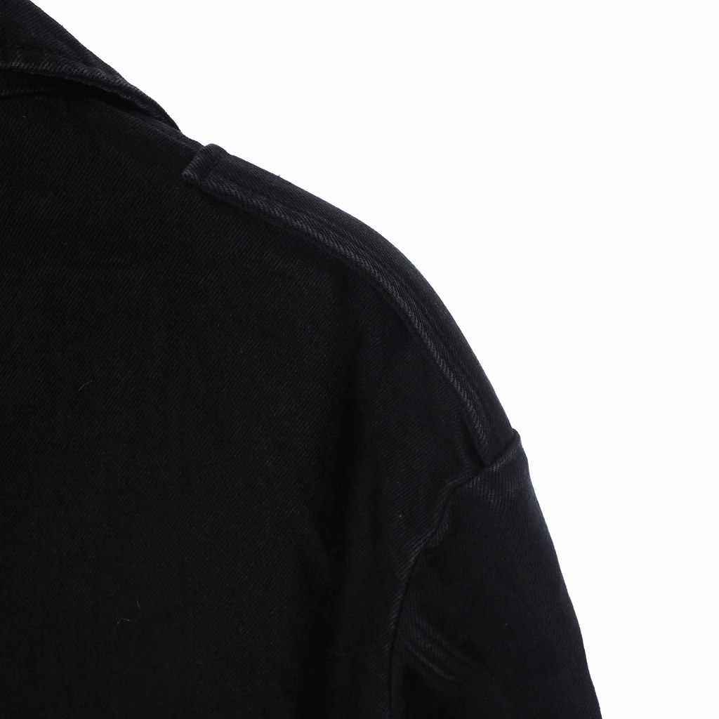 アンブッシュ AMBUSH ミリタリー デニムジャケット Gジャン 長袖 1 ブラック 黒 AMBOT-111 メンズ_画像6