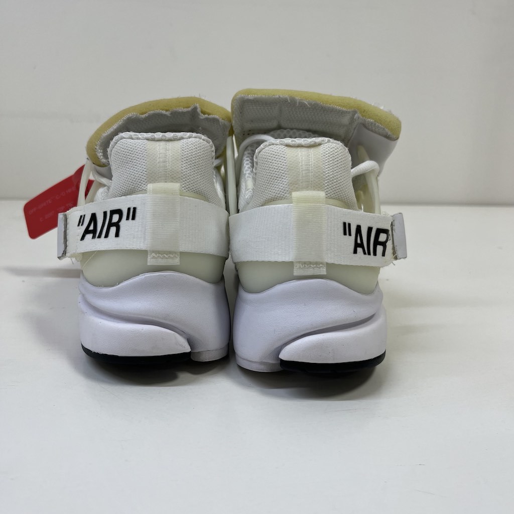 NIKE x OFF-WHITE オフホワイト AIR PRESTO WHITE エアプレスト ヴァージル・アブロー ホワイト 白 US8 26cm スニーカー 1205の画像5