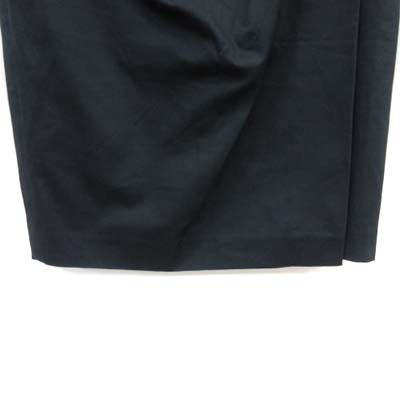 アンタイトル UNTITLED ラップスカート タイト ひざ丈 2 黒 ブラック /YI レディース_画像3