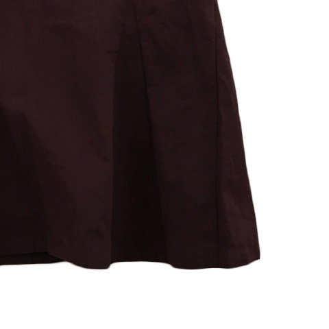 ナチュラルクチュール natural couture スカート フレア ロング マーメイド 無地 ウエストゴム M 紫 パープル レディース_画像3