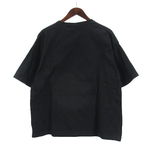 グラウンドワイ ヨウジヤマモト GroundY ベーシックビッグカットソー Tシャツ 半袖 ロゴ GR-T51-070 コットン ブラック 2 メンズ_画像2