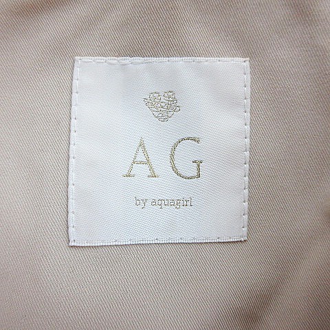 エージーバイアクアガール AG by aquagirl ジャケット テーラード 長袖 シングル 薄手 無地 S アイボリー /MO レディース_画像7