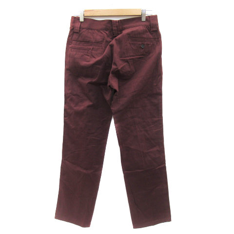  Takeo Kikuchi TAKEO KIKUCHI strut pants long height plain bordeaux /YK10 men's 