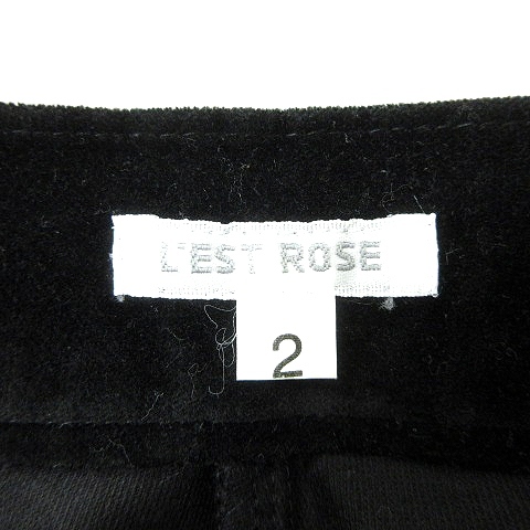  L'Est Rose L\'EST ROSE wide pants 2 black black /MN lady's 