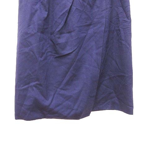 ユナイテッドアローズ UNITED ARROWS タイトスカート ひざ丈 スリット ウール 36 紫 パープル /CT レディース_画像3
