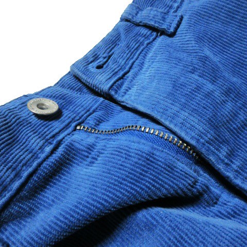 myu veil Work MUVEIL WORK skirt corduroy tight Mini stretch ribbon small size 34 blue blue /CK9 * lady's 