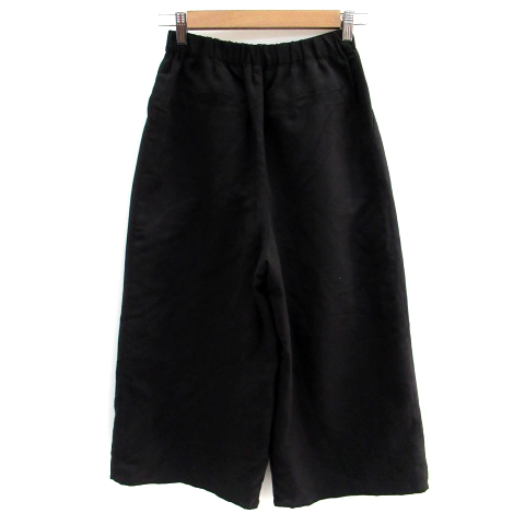  azur bai Moussy AZUL by moussy gaucho pants wide pants ankle height suede style S black black /SM34 lady's 