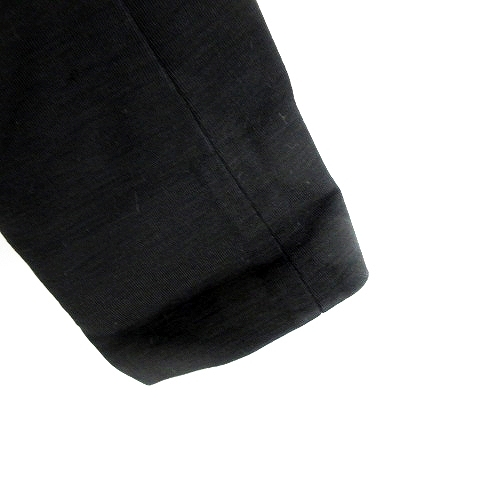 アンタイトル UNTITLED ジャケット テーラード 長袖 シングル 薄手 コットン 無地 3 黒 ブラック アウター /MO レディース_画像5