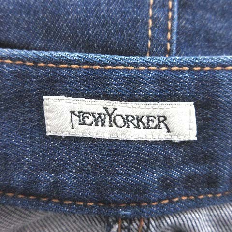 ニューヨーカー NEWYORKER デニムスカート タイト ひざ丈 11 青 ブルー /CT レディース_画像5