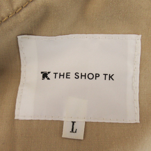 ザショップティーケー THE SHOP TK チノパン ロング丈 無地 L ベージュ /YK13 ■MO メンズの画像4