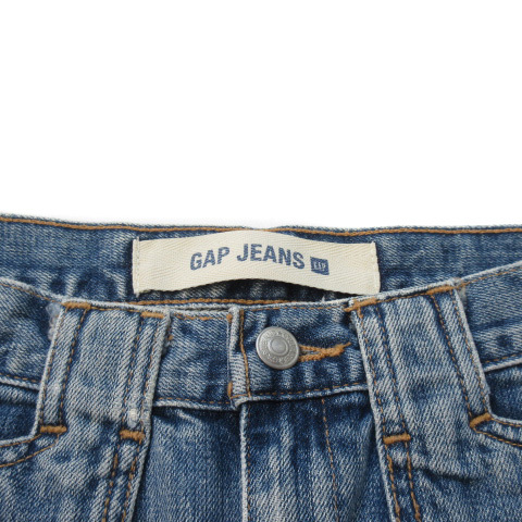 ギャップ GAP スカート タイト デニム スリット 0 青 ブルー レディース_画像3