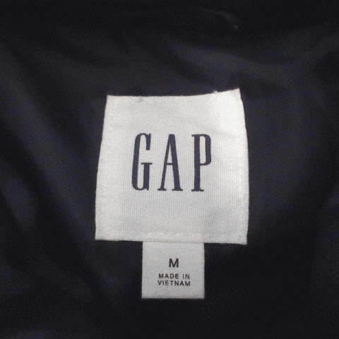  Gap GAP jacket the best f-ti- fur with cotton navy navy blue M lady's 