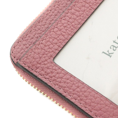 ケイトスペード KATE SPADE SMALL CARD HOLDER WRISTLET カードケース 定期入れ ロゴ レザー ピンク WLR00398LEILA /SR13 レディース_画像5