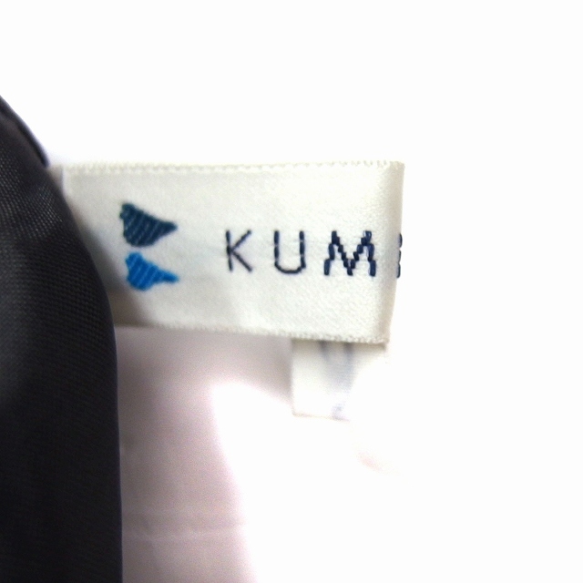 クミキョク 組曲 KUMIKYOKU タック フレア スカート ミニ ツイード 3 グレー 灰 /FT6 レディース_画像3
