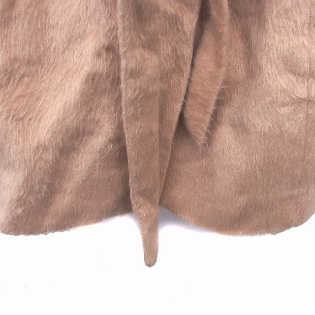  Snidel snidel Chesterfield coat outer middle wool . nappy ribbon F beige /NT9 lady's 