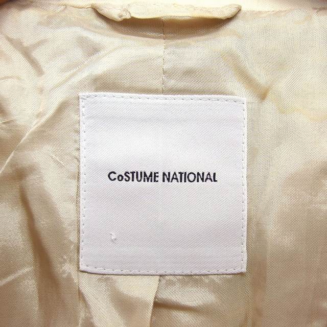  Costume National CoSTUME NATIONAL жакет внешний выполненный в строгом стиле необшитый на спине хлопок хлопок одноцветный слоновая кость /NT34 женский 