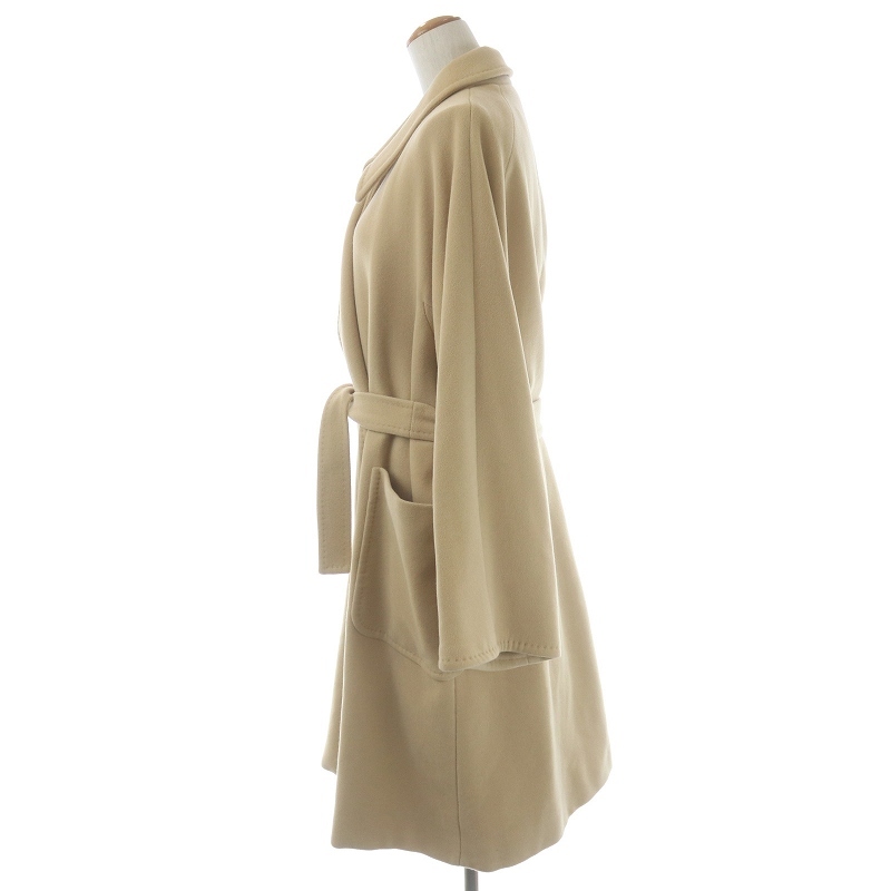 マックスマーラ MAX MARA 白タグ チェスターコート ロング 留具なし